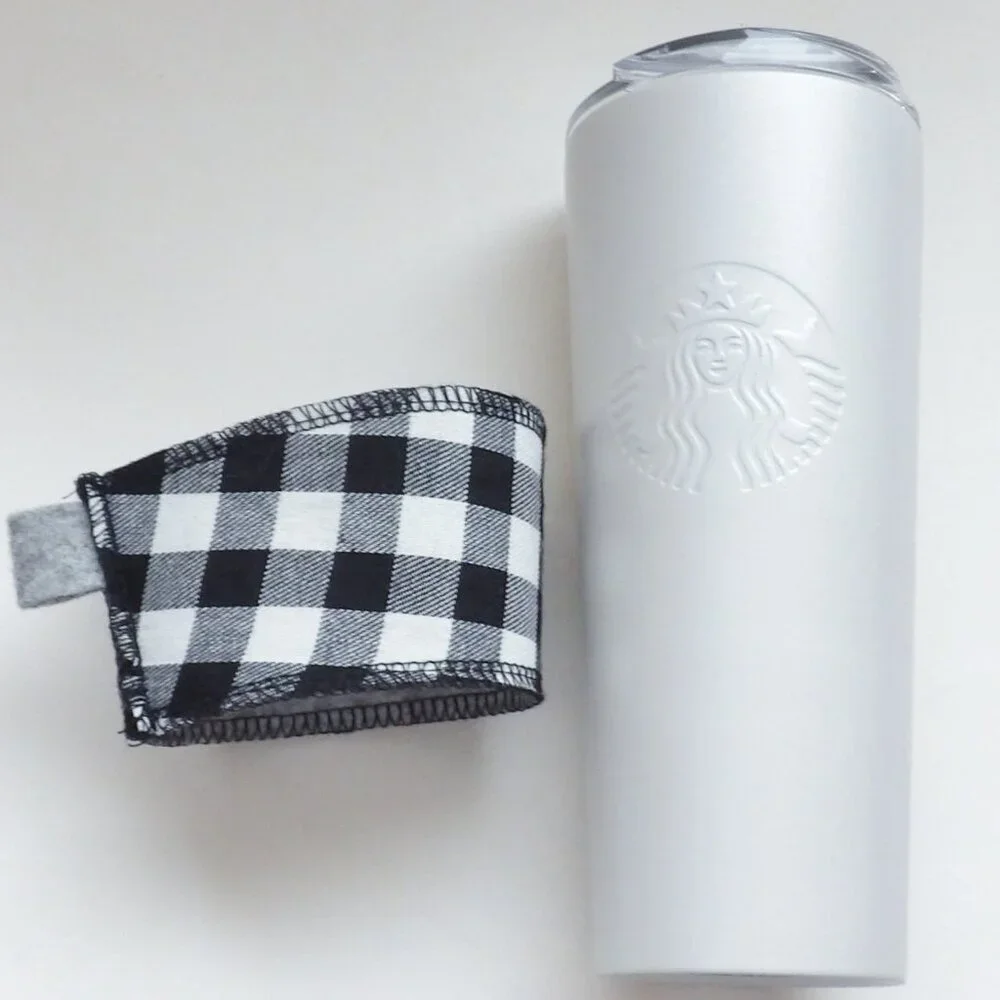 Starbucks White Pearlized Stainless Steel Travel Mug 16 oz. NEW w/ Bonus Wrapper - Picture 2 of 13